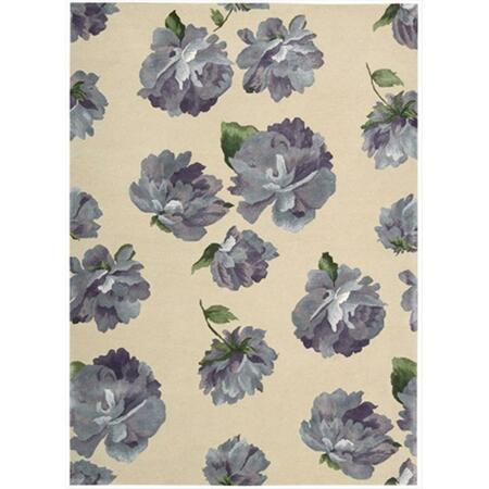 NOURISON Modern Elegance Area Rug Collection Iris 3 Ft 6 In. X 5 Ft 6 In. Rectangle 99446264633